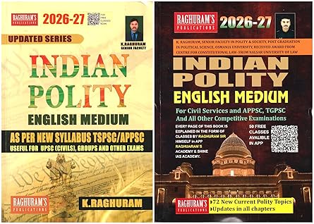 (E/M) RAGHURAM SIR INDIAN POLITY BOOK ENGLISH MEDIUM